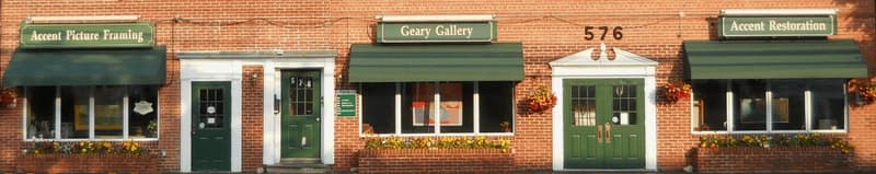 Geary Gallery front facade — 576 Boston Post Road, Darien, Connecticut
