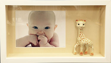 Baby’s favorite toy shadow box