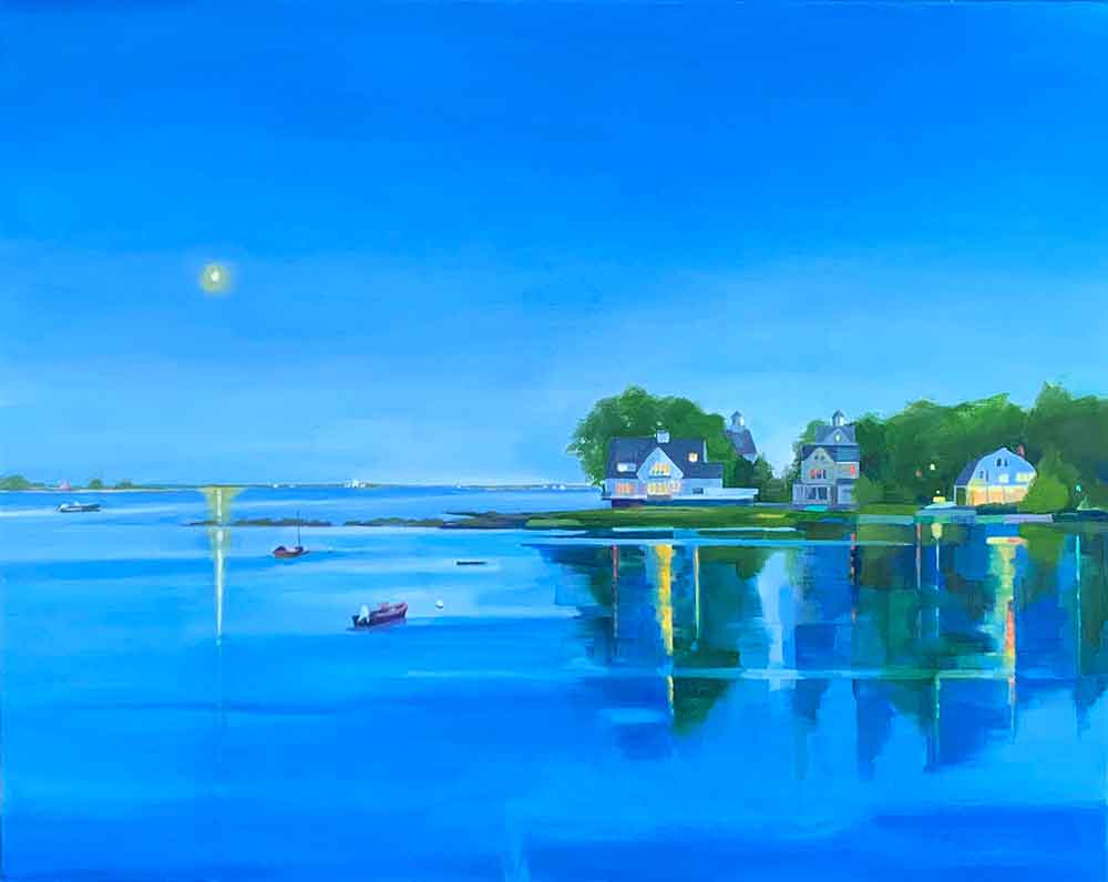 Moon Over East Beach