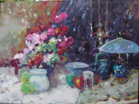 Still Life with Lamp