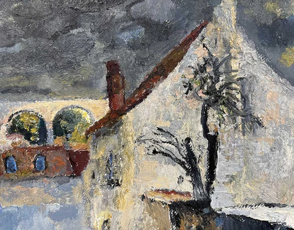 Landscape with Dark Sky