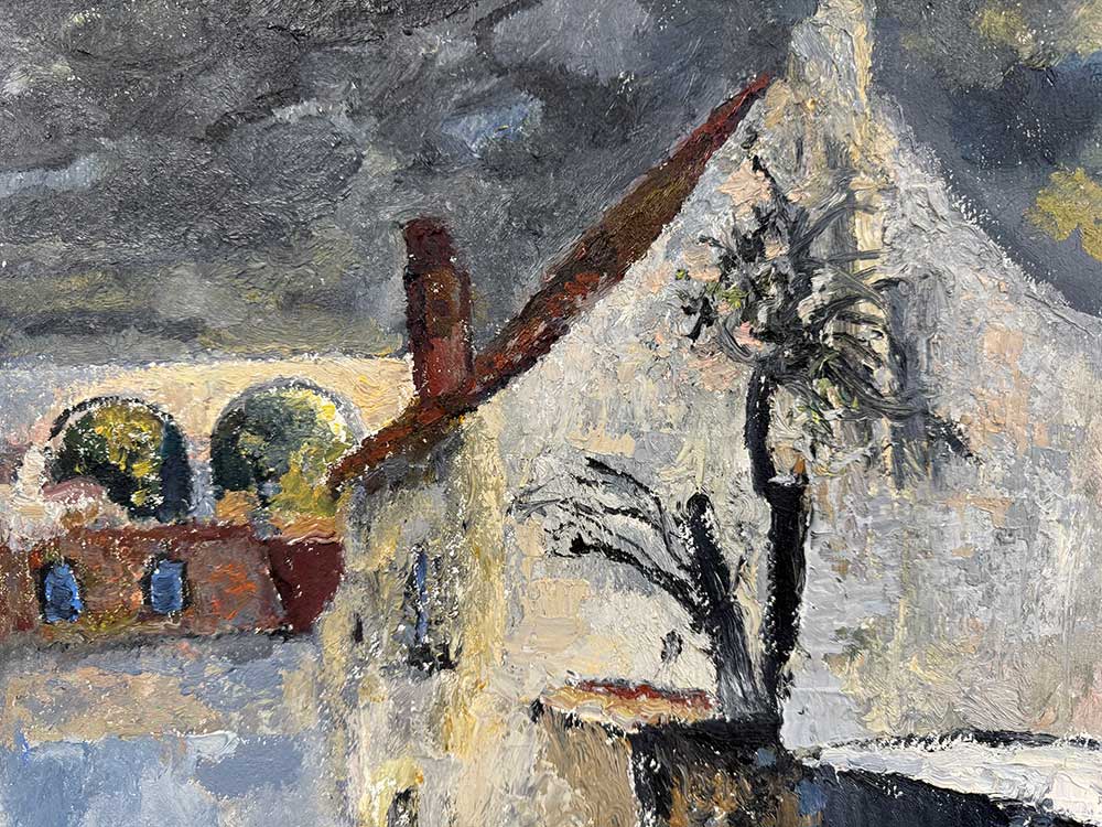Landscape with Dark Sky
