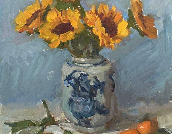 Sunflowers and Oranges