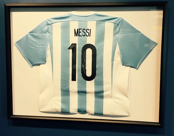 Signed Messi jersey
