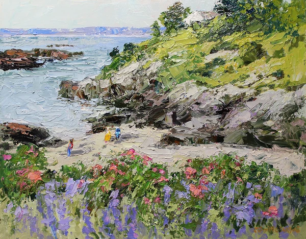 Shell Seekers, Maine Coast