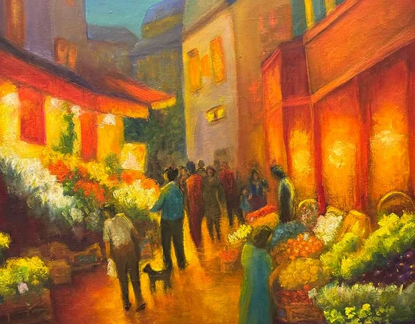 Market Street at Sunset