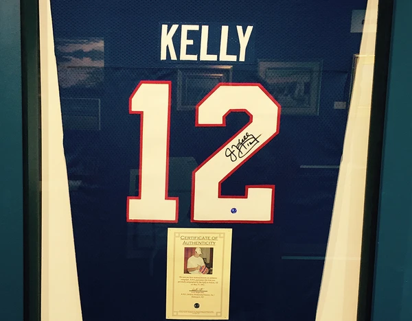 Signed Jim Kelly jersey