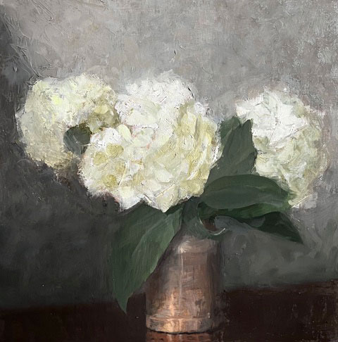 White Hydrangeas