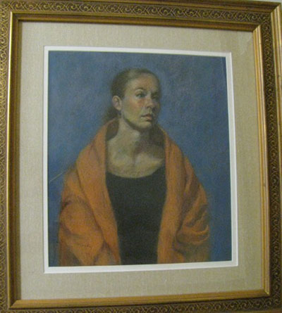 Orange Shawl  