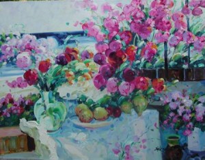 Flowers and Fruit By Lopez Baylon