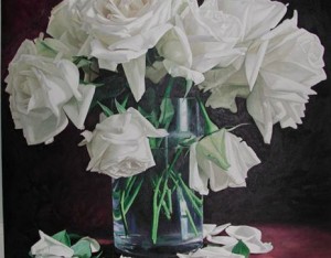 White Roses By Yin Yong Chun