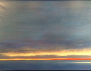 Crimson Sunset By Mary Morant