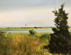 Vineyard Lighthouse By Michael Lowenbein