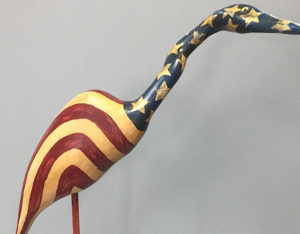 Patriotic Egret By Kevin Kerrigan