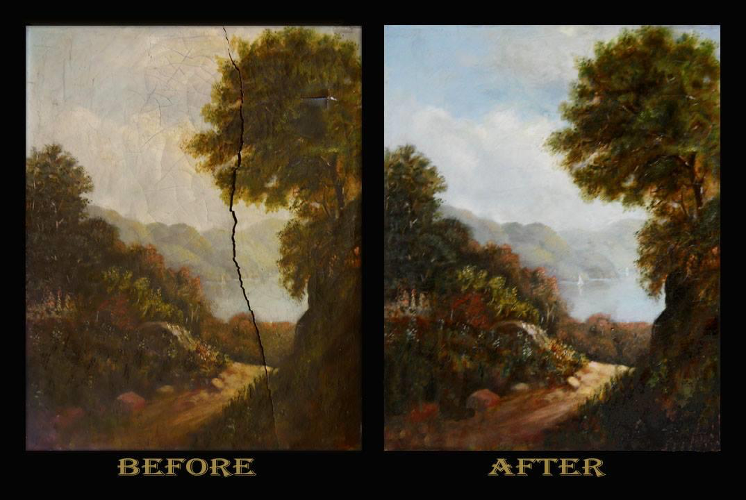 Oil Painting Restoration | Fairfield County | CT | GearyGallery.com