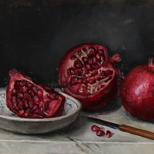 Pomegranates By Barbara Efchak