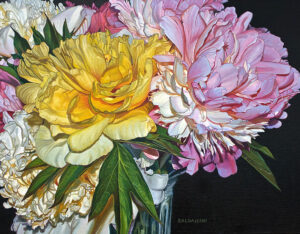 Esther’s Peony Bouquet II By Paul Baldassini