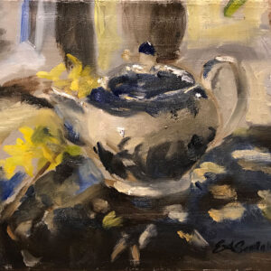 Blue Will Teapot By Eric Alexander Santoli