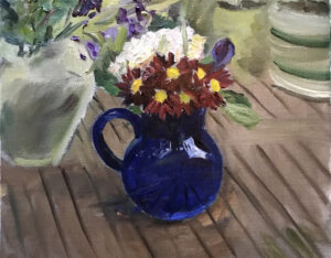 Table Flowers By Eric Alexander Santoli