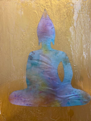Buddha (Gold & Rainbow) By Wendy Petta-Goldman