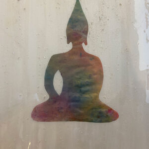 Buddha (White & Rainbow) By Wendy Petta-Goldman
