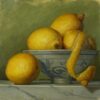 Lemons and Peal in Porcelain By Barbara Efchak