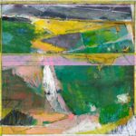 Pink and Green Landscape By Ginny Howsam Friedman