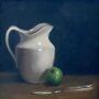 Pitcher, Apple and Knife By Pam Ackley