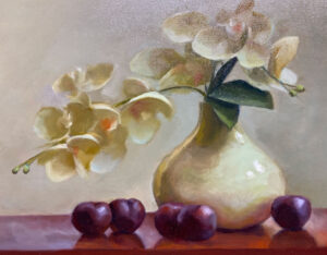 Orchids & Plums By Murray Smith