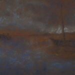 Barche al Tramonto (Boats at Sunset 2) By Martha Wakeman