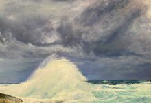 Bahamian Wave Crash By Glen Hacker