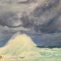 Bahamian Wave Crash By Glen Hacker