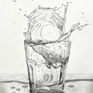 Water Glass #4 By Clayton Liotta