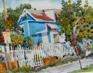 Blue House, Bahamas By William Ternes
