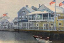 Easy St. Boat Basin, Nantucket By Yasemin Tomakan