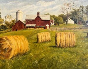 Baled Hay By Murray Smith
