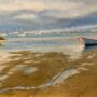 Nantucket Harbor Skiff By Yasemin Tomakan