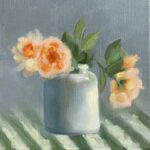 Apricot Roses By Pam Ackley