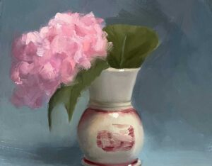 Pink Hydrangea By Pam Ackley