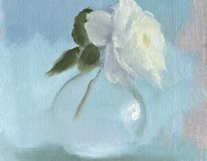 White Rose By Pam Ackley