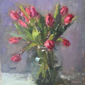 Red Tulips By Patricia Nebbeling