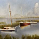 Evening Tide Calm By Yasemin Tomakan