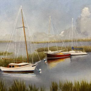 Evening Tide Calm By Yasemin Tomakan