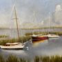Evening Tide Calm By Yasemin Tomakan