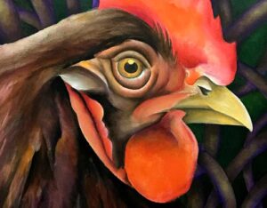 The Brown Rooster (The Ancient) By Aldo Sampieri