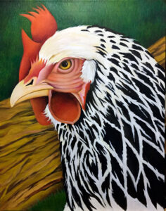 Art Deco Rooster By Aldo Sampieri