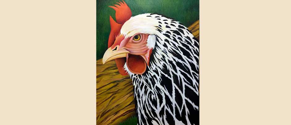 Art Deco Rooster By Aldo Sampieri