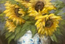 Golden Blooms By Sue Barrasi