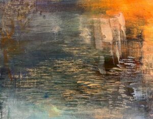 Lagoon at Sunset By Monique Robidoux