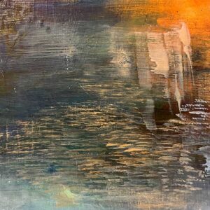 Lagoon at Sunset By Monique Robidoux